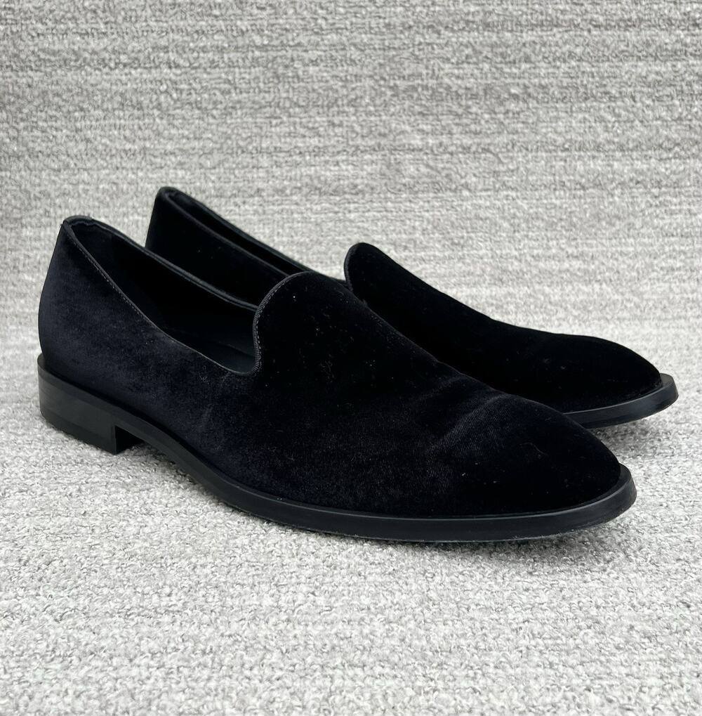 BOSS Derrek Black Velvet Comfortable Loafer Men's Size 7 US